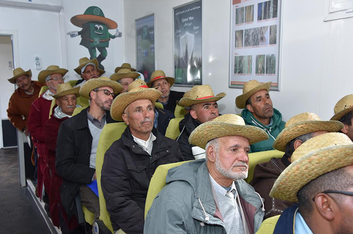 caravane Partenariat entre AMAROC, ZINE CEREALES et BASF