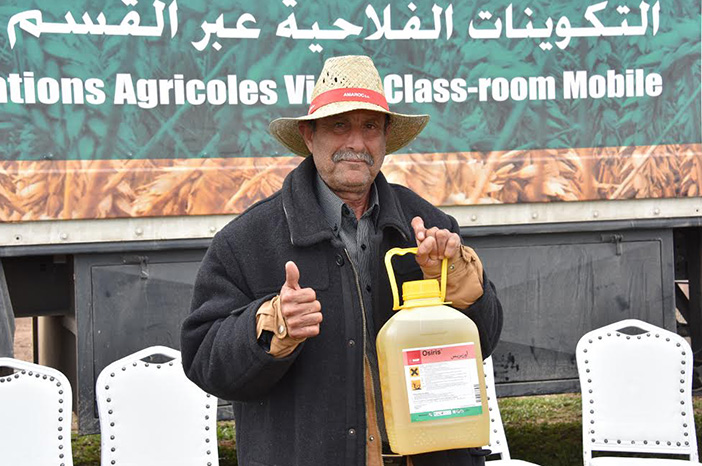 caravane Partenariat entre AMAROC, ZINE CEREALES et BASF